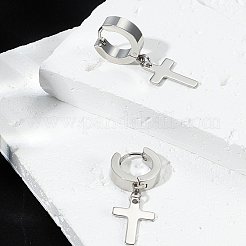 2 шт. серьги-кольца из нержавеющей стали 304 для женщин&nbsp;EJEW-LP0001-12P