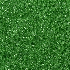 MIYUKIデリカビーズ  シリンダー  日本製シードビーズ  11/0  （db1106)透明ライム  1.3x1.6mm  穴：0.8mm  約2000PCS /ボトル  10 G /ボトル&nbsp;SEED-JP0008-DB1106