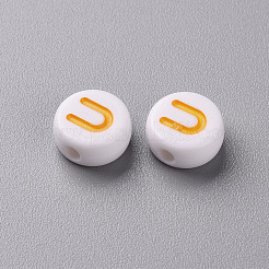Perle acriliche bianche opache&nbsp;SACR-T338-12B