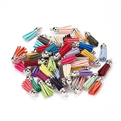 60 шт. 30 цвета искусственная замша подвеска с кисточкой украшения FIND-YW0001-13P