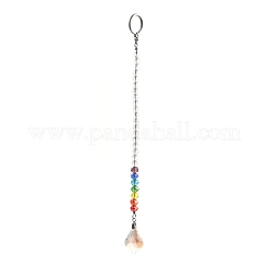 Chakra hoja cristal suncatcher radiestesia péndulo colgantes&nbsp;PALLOY-JF00461-01