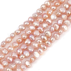 Нити из натурального культивированного пресноводного жемчуга PEAR-P064-19B-05B