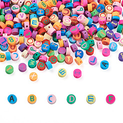 300шт бусины из полимерной глины ручной работы CLAY-CD0001-04