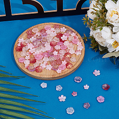 110шт 11 стиля прозрачные стеклянные бусины&nbsp;GLAA-DR0001-09