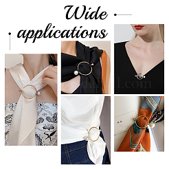 12 шт. 2-х цветный сплав с пряжками из АБС-пластика&nbsp;JEWB-AR0001-05