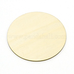 Targhe pietre miliari di fiori in legno naturale&nbsp;WOOD-WH0026-01F