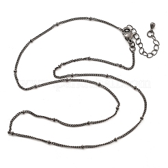 2 мм латунные цепочки-спутники для женщин NJEW-D302-49B