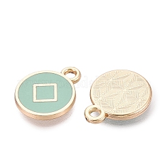 Colgantes de esmalte de aleación&nbsp;ENAM-Q002-04G-02