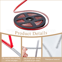 Bandes de chant en plastique pvc&nbsp;AJEW-GF0013-89A-06