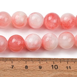 Colliers de perles rondes en jade vert naturel teint de 12 mm&nbsp;GG-CBAA808-04P-E