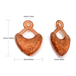 Подвеска акриловая прозрачная&nbsp;PL764Y-8