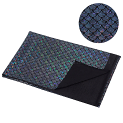 1 m Spandex-Stoff mit Fischschuppenmuster&nbsp;DIY-CY0003-51A