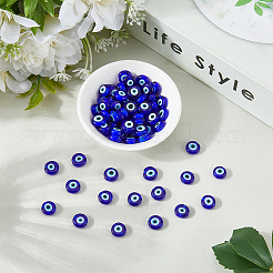 2 нити бусины ручной работы от сглаза лэмпворк нити&nbsp;LAMP-PA0001-49