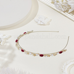 1 шт. резинки для волос из цинкового сплава и АБС-пластика со стразами для женщин и девочек&nbsp;PHAR-LP0003-004