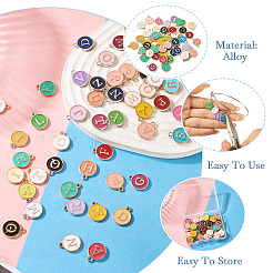 52шт 2 стиля подвески из сплава с эмалью&nbsp;ENAM-TA0003-15