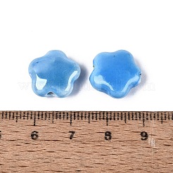 Perles en porcelaine manuelles&nbsp;PORC-N007-20-B01-A06
