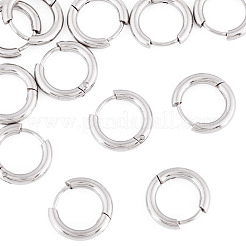 6 пара серег-колец Huggie Hoops из нержавеющей стали 202&nbsp;EJEW-TA0001-56