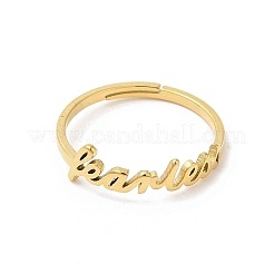 Ионное покрытие (IP) нержавеющая сталь 304 регулируемое кольцо&nbsp;RJEW-L107-031G