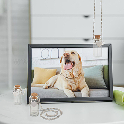 4 шт. стеклянная пробковая колонна&nbsp;HJEW-DR00261