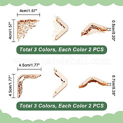 12 protezione per angoli decorativi in lega da 6 stili&nbsp;FIND-WR0005-91