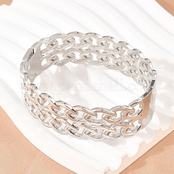 Браслеты из нержавеющей стали 304 для женщин&nbsp;BJEW-Z155-04P