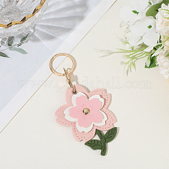 1шт брелок из искусственной кожи pu&nbsp;KEYC-SP0001-44A