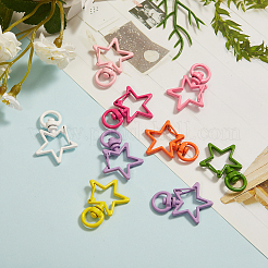 26 шт. 13 цвета из цинкового сплава поворотные застежки с когтями лобстера PALLOY-CJ0001-131