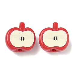 Печатные непрозрачные акриловые бусины&nbsp;RESI-K203-20A