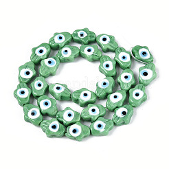 Ручной сглаза бусины бисер нитей LAMP-T022-07M