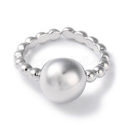 Латунное кольцо на палец для женщин с покрытием стойки RJEW-K247-07P