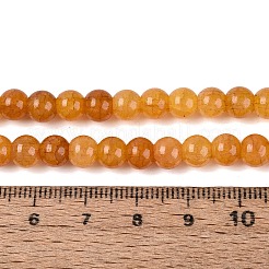 Brins de perles de verre craquelé teintées à effet ombré&nbsp;GLAA-Q106-01A-B10
