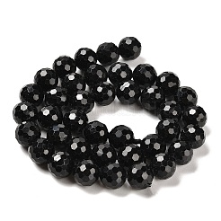 Natürliche schwarze Turmalin Perlen Stränge&nbsp;G-K345-A04-03