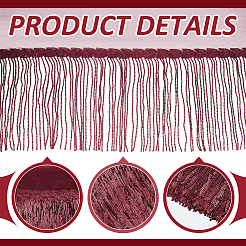 Отделка кисточки блестками DIY-WH0430-536D