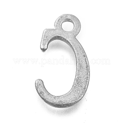 Legierungs-Buchstaben-Anhänger&nbsp;PALLOY-J718-01C-C