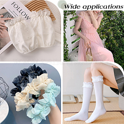 Нейлоновая шифоновая эластичная кружевная отделка OCOR-WH0082-159C