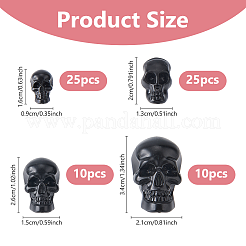 70 шт. 4 вида пластиковых бусин на Хэллоуин FIND-DC0006-31