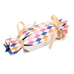 Scatola regalo di nozze romantica a forma di caramella esagonale&nbsp;CON-L025-B01