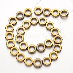 Electroplate non magnetici ematite sintetico fili di perline&nbsp;G-F300-04-03