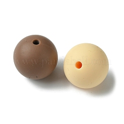 Силиконовые фокусные бусины альпака/круглые SIL-FS0001-13