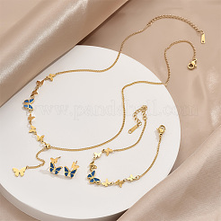 Ожерелье-слайдер с подвеской-бабочкой из нержавеющей стали FS-WG94DC7-01