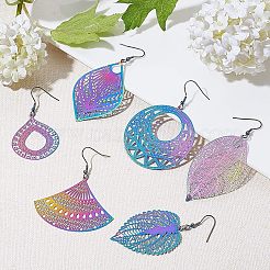 201 филигранный большой кулон из нержавеющей стали STAS-UN0003-11