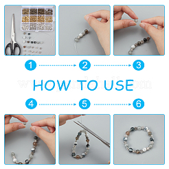 Сплавочные бусины тибетского стиля&nbsp;TIBEB-PH0004-87