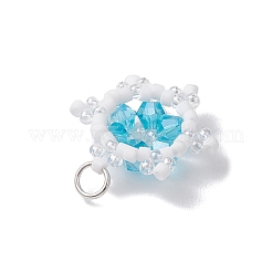 Стеклянные подвески из бисера PALLOY-MZ00228