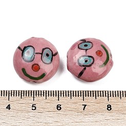 Perles en porcelaine manuelles&nbsp;PORC-I029-08D