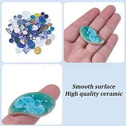 500 g handgefertigte Porzellan-Cabochons&nbsp;PORC-SP0001-17