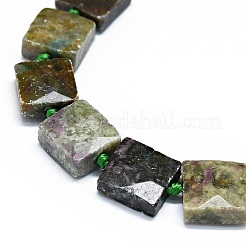 Naturales africanos hebras de abalorios de jade&nbsp;G-F725-16