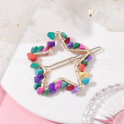 Полая заколка для волос из сплава&nbsp;PHAR-JH00091-01