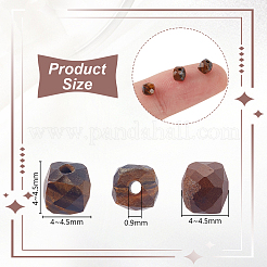 1 нить бусин из натурального тигрового глаза&nbsp;G-OC0005-50