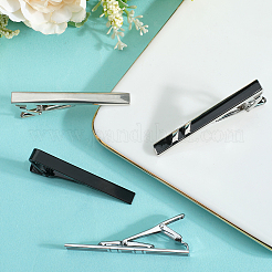 4шт. 4 стиля латунный зажим для галстука&nbsp;KK-GF0001-18