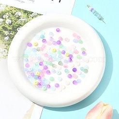 120 шт. 2-х цветные бусины из искусственного нефрита DGLA-FS0001-21A